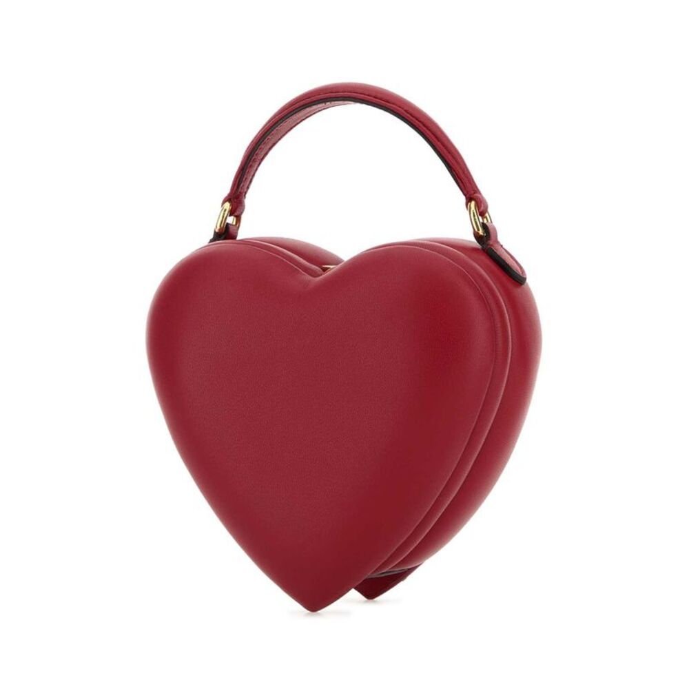 Moschino Women Red Nappa Leather Love Me Bag Handbag - Picture 2 of 2